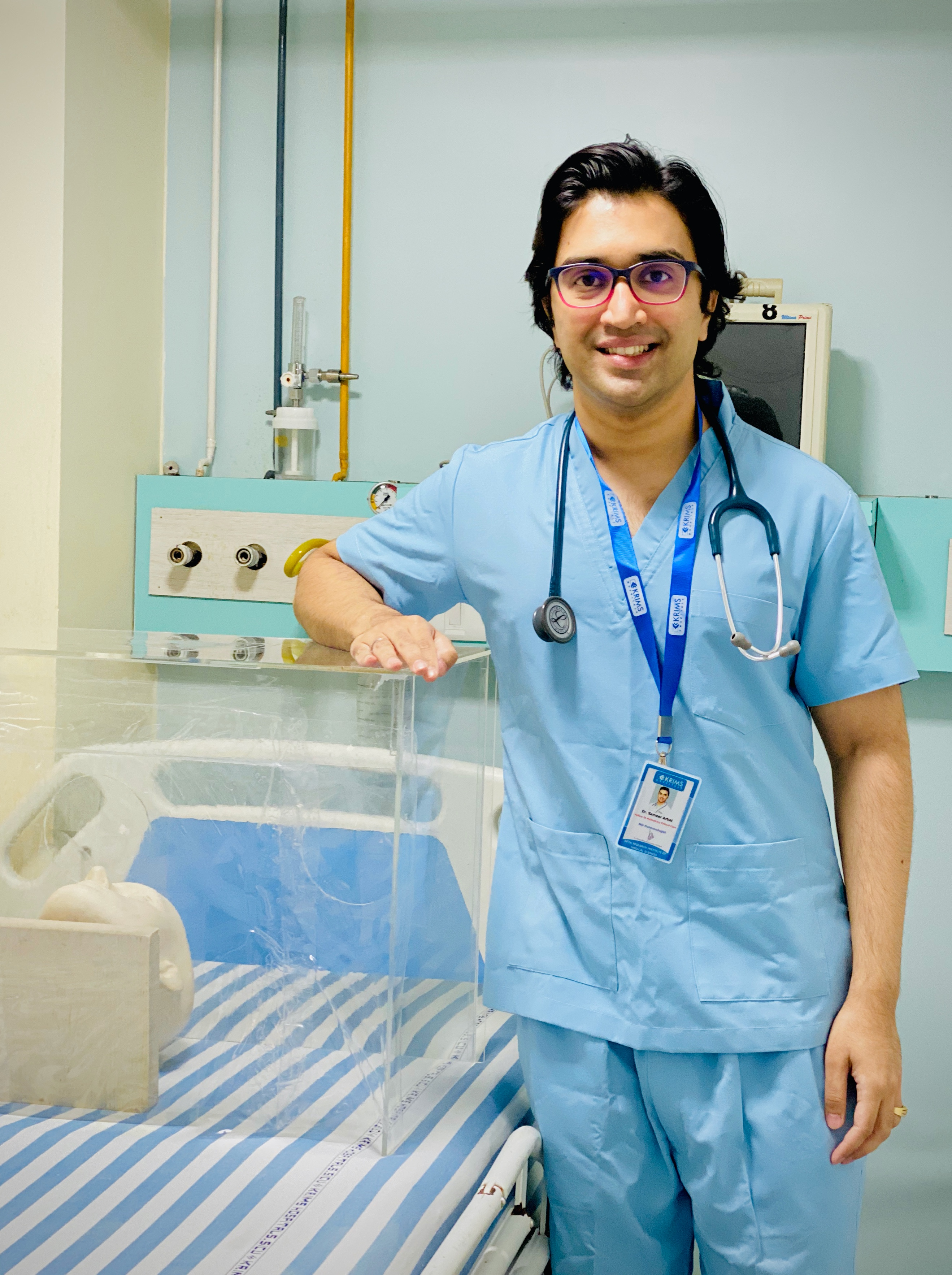 Dr. Sameer Arbat with Arbat Safety Box